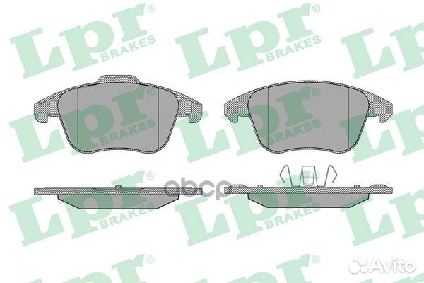 Колодки тормозные дисковые 05P1903 Lpr