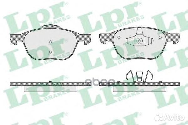 Колодки торм компл 05p1627 Lpr