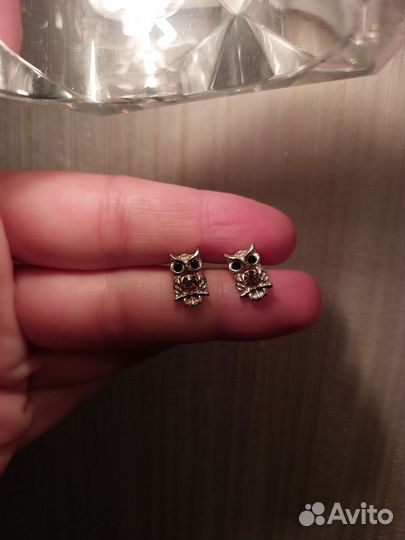 Серьги Совушки