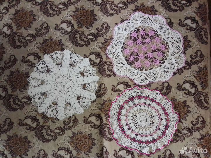 Салфетки вязаные