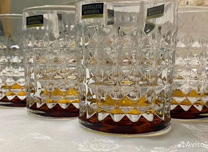 Хрустальные стаканы Чехия и Италия