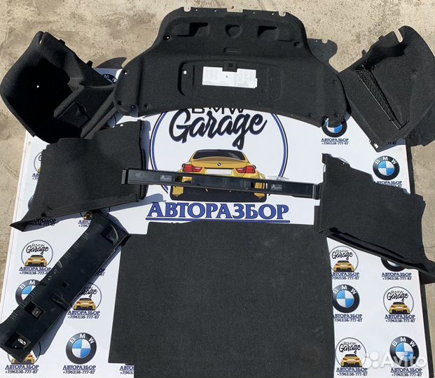 Обшивка багажника bmw e60