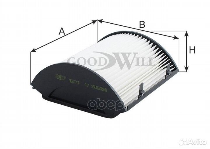 Фильтр салона chery Amulet AG627CF Goodwill