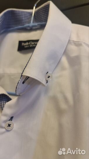 Рубашка белая Paulo Carvelli на 146 см