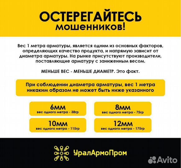 Пластиковая композитная арматура 8мм