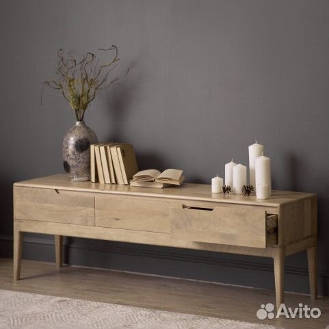 Консоль из массива, сольвейг 3 ящика