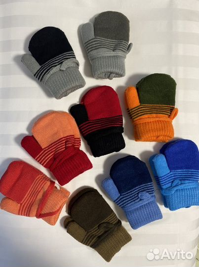 Варежки зимние детские