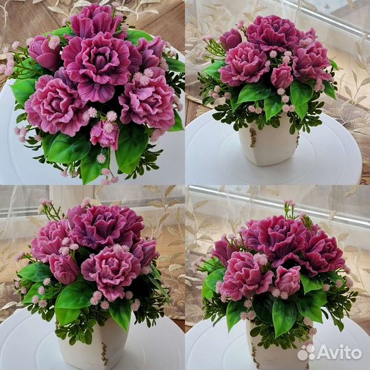 Букет цветов из мыла