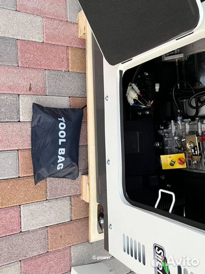 Дизельный генератор 14 kW G-power однофазный с пос