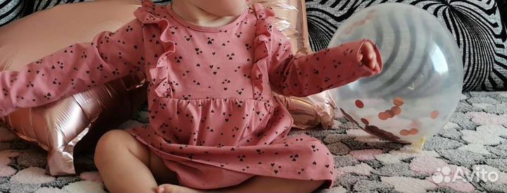 Платье для девочки hm 80