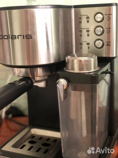 Кофемашина рожковая polaris PCM 1536E