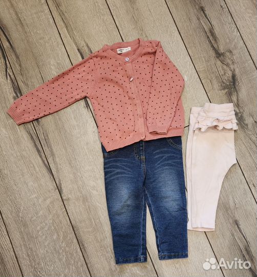 Одежда для девочки пакетом 6-9 месяцев