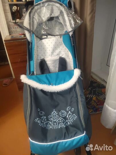Санки коляска ника