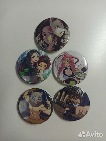 Набор значков Клинок, рассекающий демонов