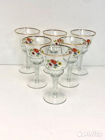 Фужеры стекло Чехословакия
