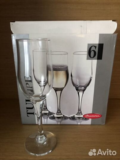 Бокалы для шампанского Тюльпан Новые