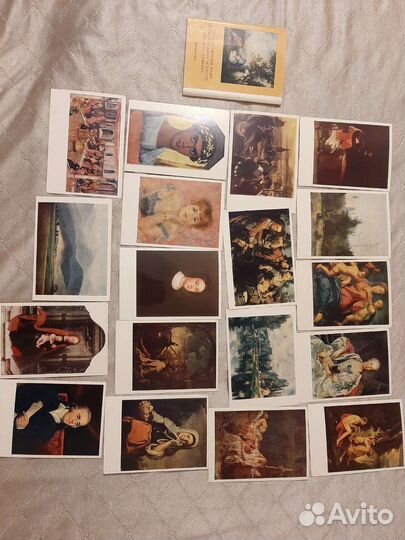 Открытки СССР живопись изобразительное искусство