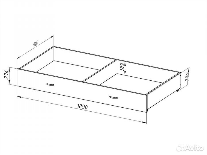 Кровать двухъярусная Толедо пя