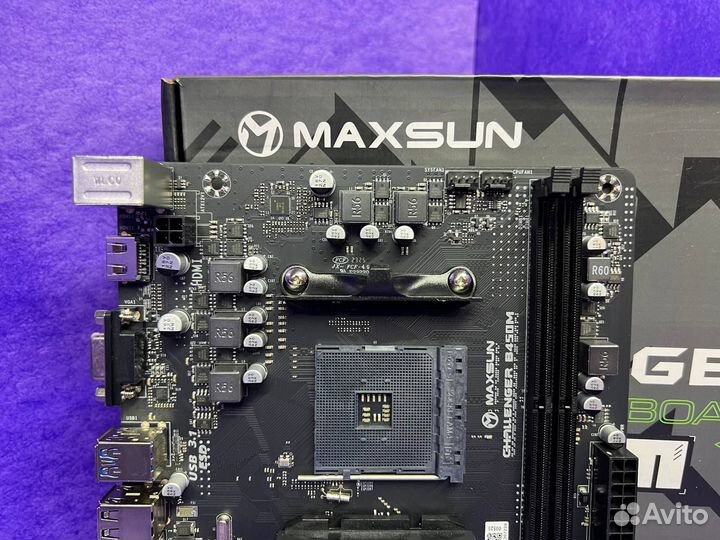 Новая материнская плата AM4 B450