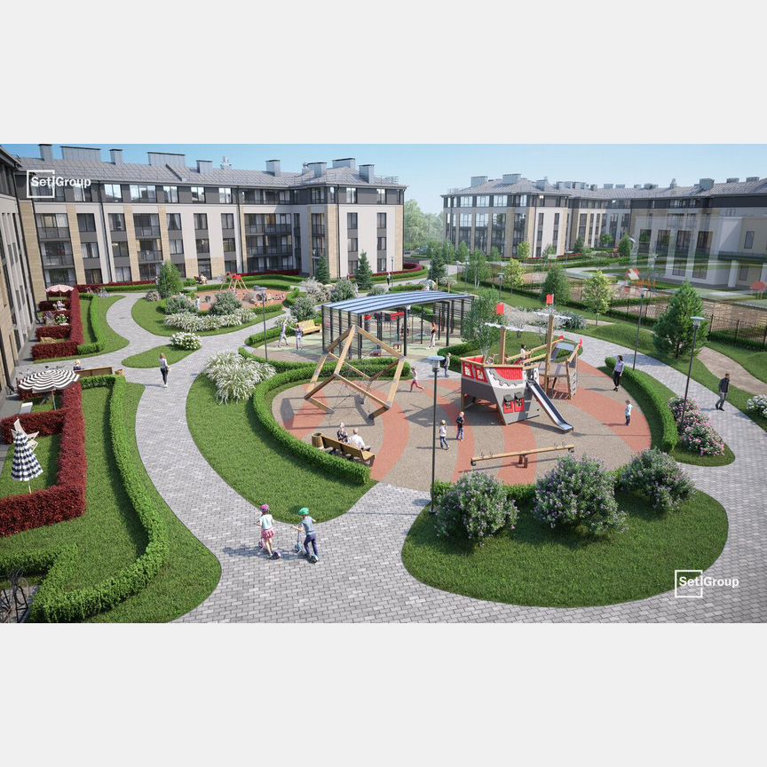 3-к. квартира, 82,1 м², 2/4 эт.