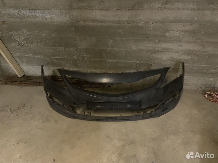 Бампер hyundai solaris рест