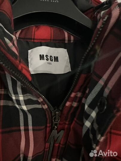 Детский пуховик msgm