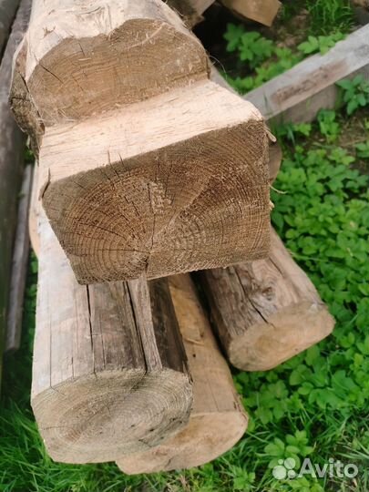 Сруб 6 на 4 + выпуск 2 метра