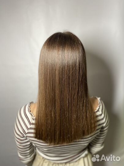 Кератиновое выпрямление волос/ботокс