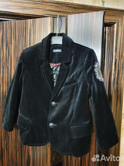 Пиджак Gulliver размер 98 и мокасины zara