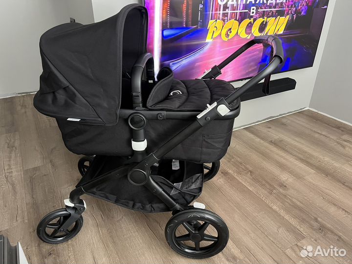 Коляска bugaboo fox 2 total black 2 в 1