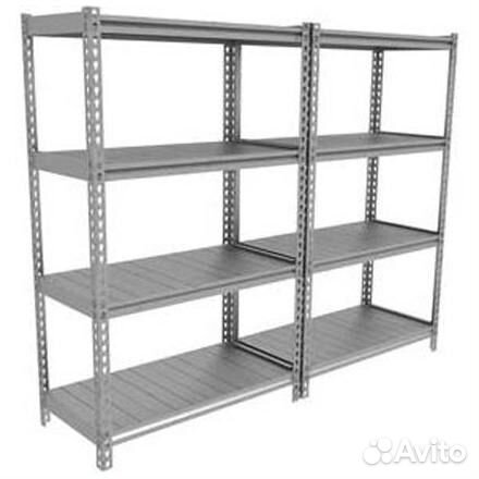 Стеллажи металлические торговые