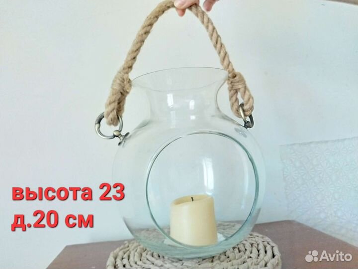 Подсвечник стекло
