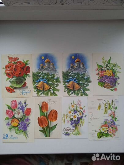 Е Куртенко открытки СССР чистые и подписанные