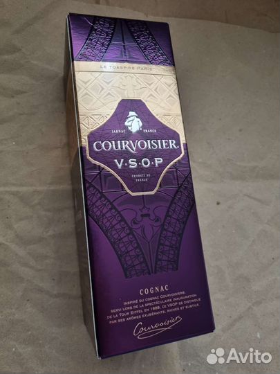 Коробка от коньяка Courvoisier vsop (Курвуазье)