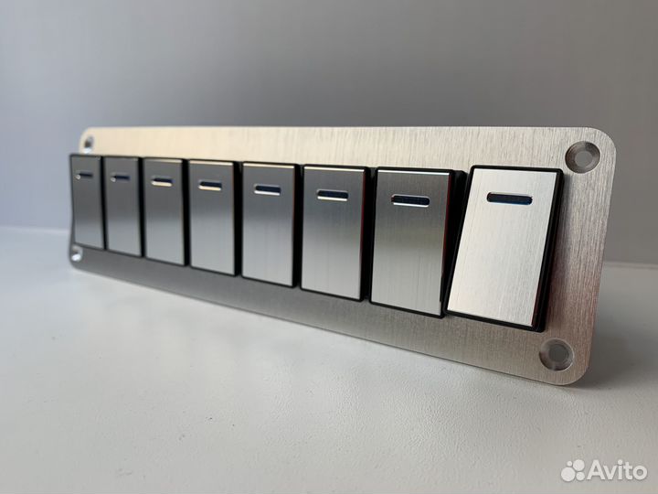 Панель переключателей для катера лодки 8 клавиш