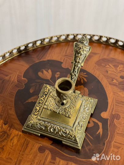 Антикварные, бронзовые подсвечники. Франция