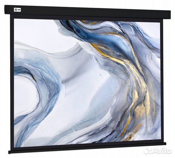Экран Cactus 180x180см Wallscreen CS-PSW-180X180-B