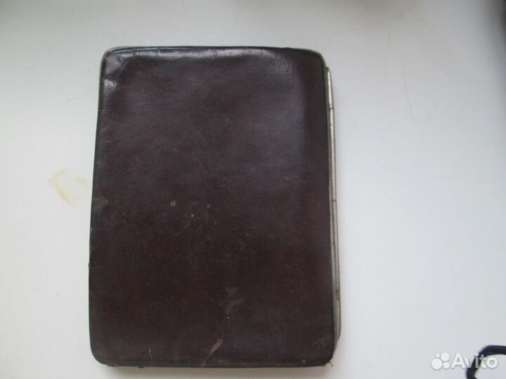 Бумажник кожаный старинный