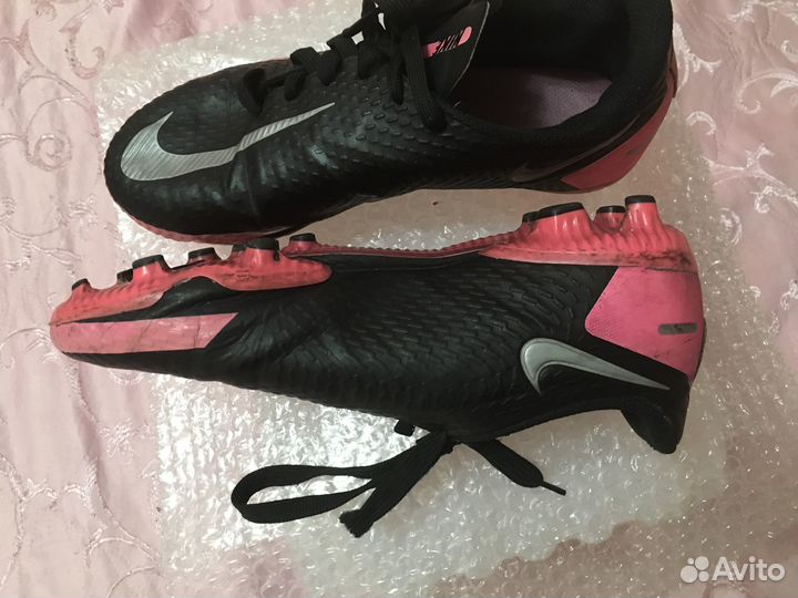 Футбольные бутсы nike оригинал, стелька 23 см