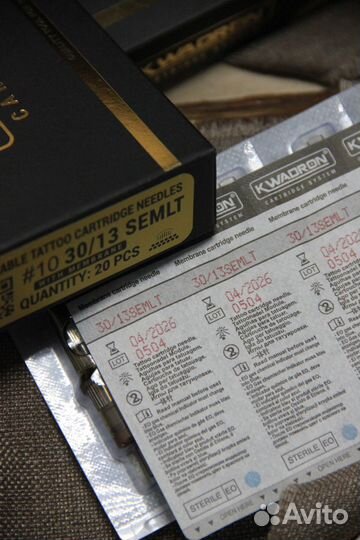 Картриджи для тату kwadron 30/13 semlt