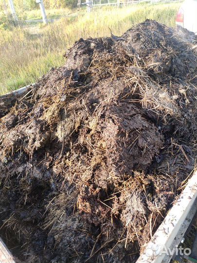 Навоз конский,навалом и в мешках 75л. С доставкой