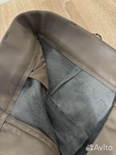 Шорты кожаные zara