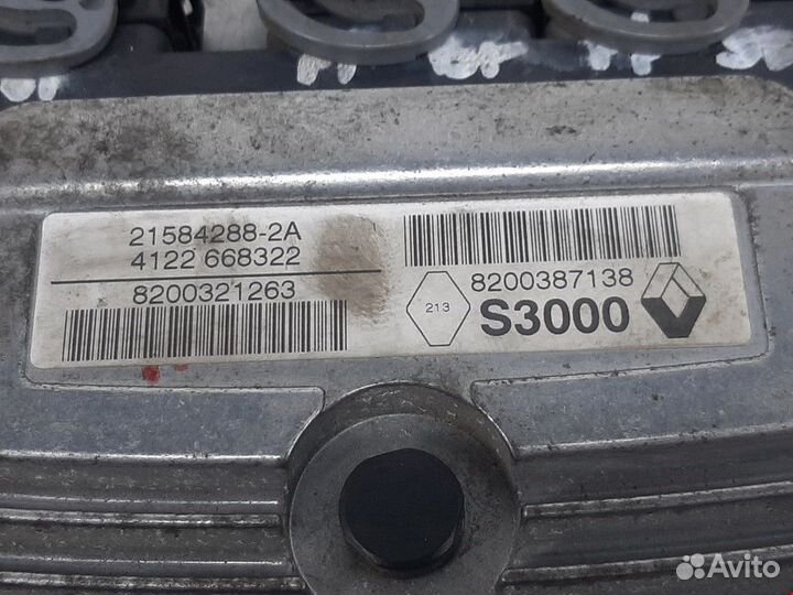 Блок управления двигателем Renault Scenic 2 2004