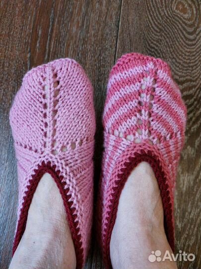 Носки вязаные шерстяные и полушерстяные