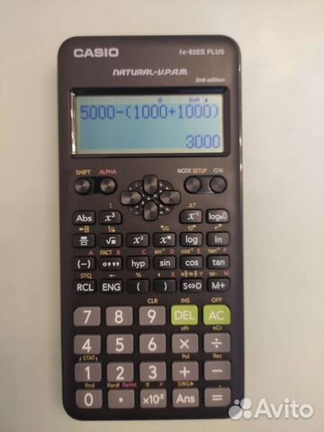 Инженерный калькулятор casio