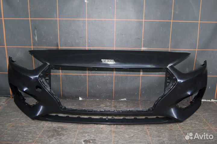 Бампер передний - Hyundai Solaris 2 (2017-20гг)