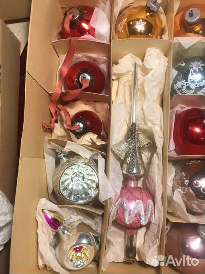 Елочные игрушки СССР и гдр