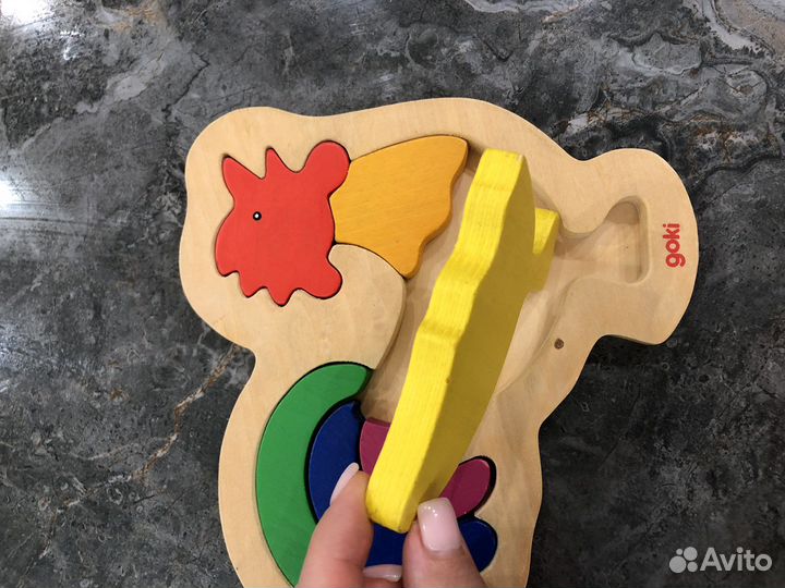 Деревянный пазл Goki оригинал