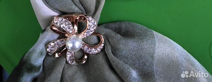 Зажим-клипса для платка/шарфа