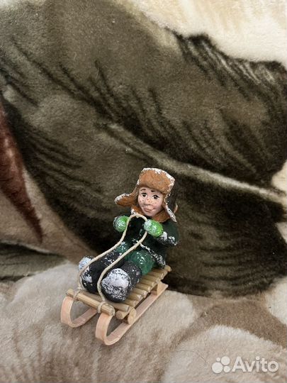 Ватные елочные игрушки